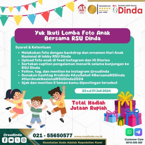 Pemenang Lomba Foto Anak Bersama RSU Dinda