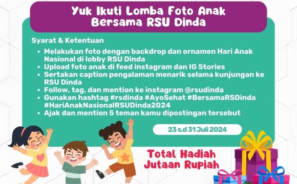 Pemenang Lomba Foto Anak Bersama RSU Dinda