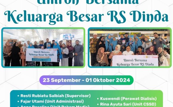 Umroh Bersama Keluarga Besar RS Dinda Tahun 2024